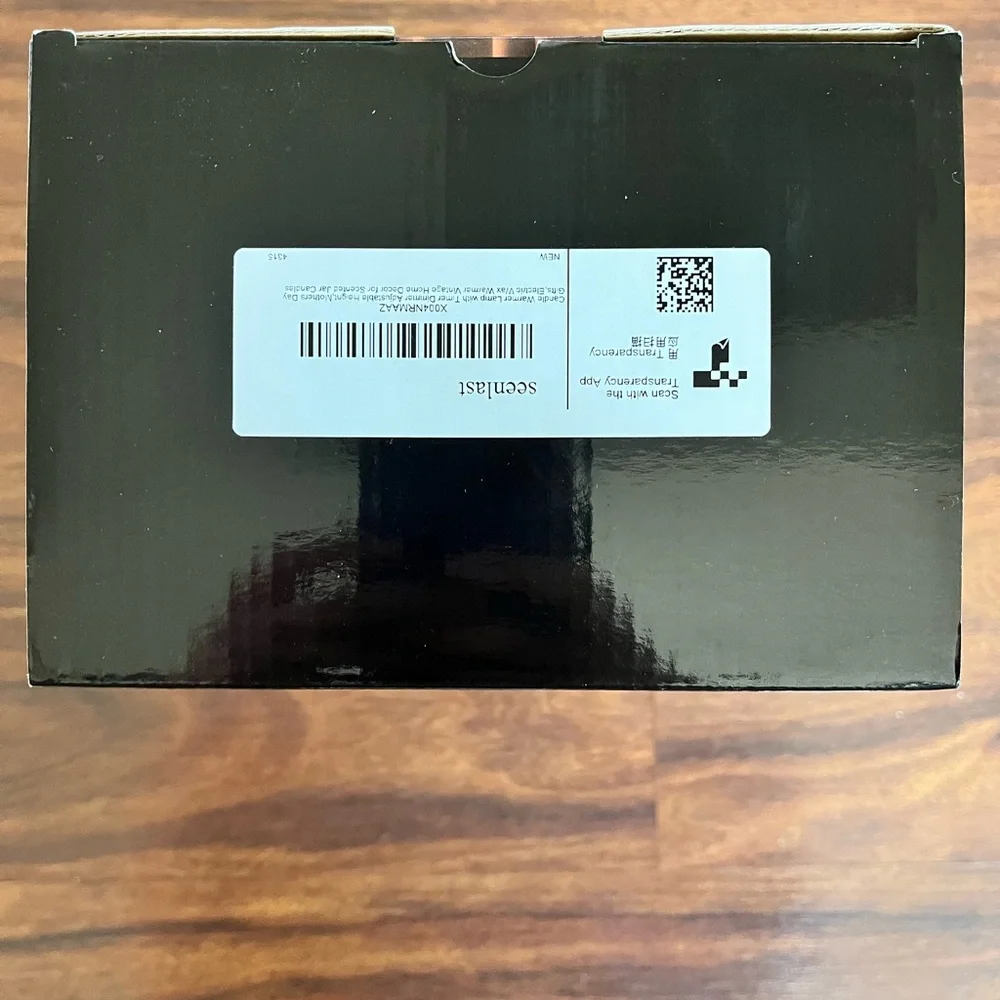 Walnut Candle Warmer Lamp - Picture 3 of 5